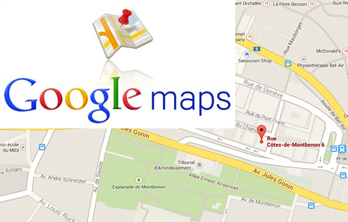 Carte google maps