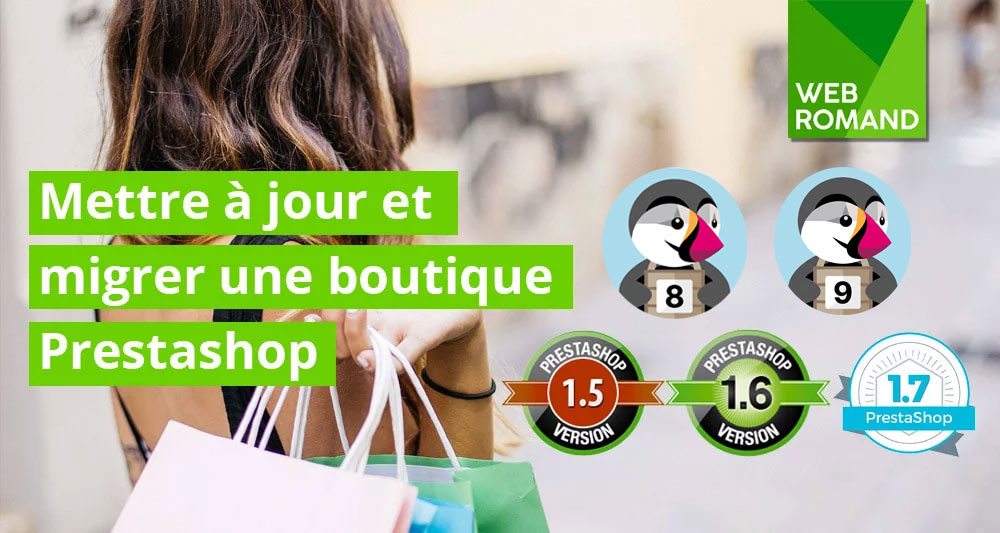 Mise à jour boutique Prestashop
